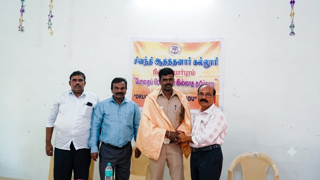A Tamil Nadu without intoxication or drugs
